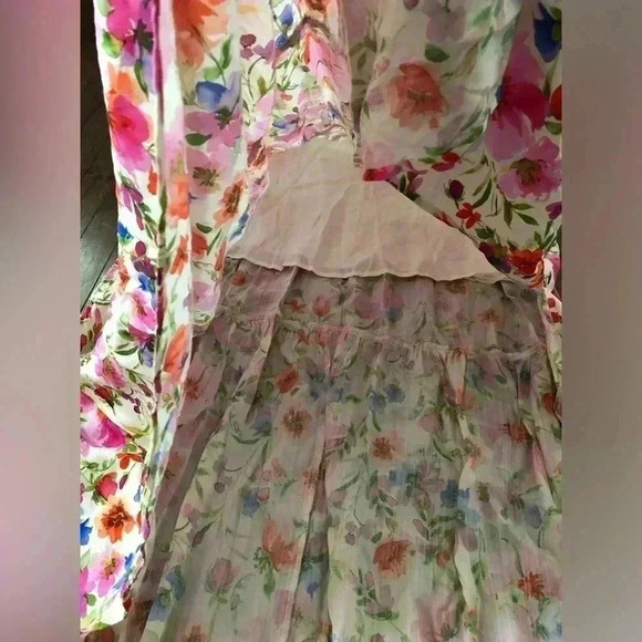 Dear John/Anthropologie Women's M Ryo Strap Halter Maxi Dress Garden Party NWT!! - Picture 7 of 16